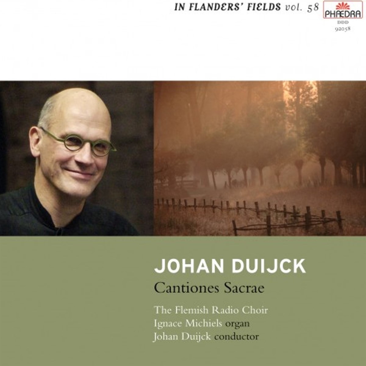 Afbeelding van Flemish Radio Choir & Ignace Michiels - In Flanders' Fields Vol.58 - Johan Duijck - Cantio