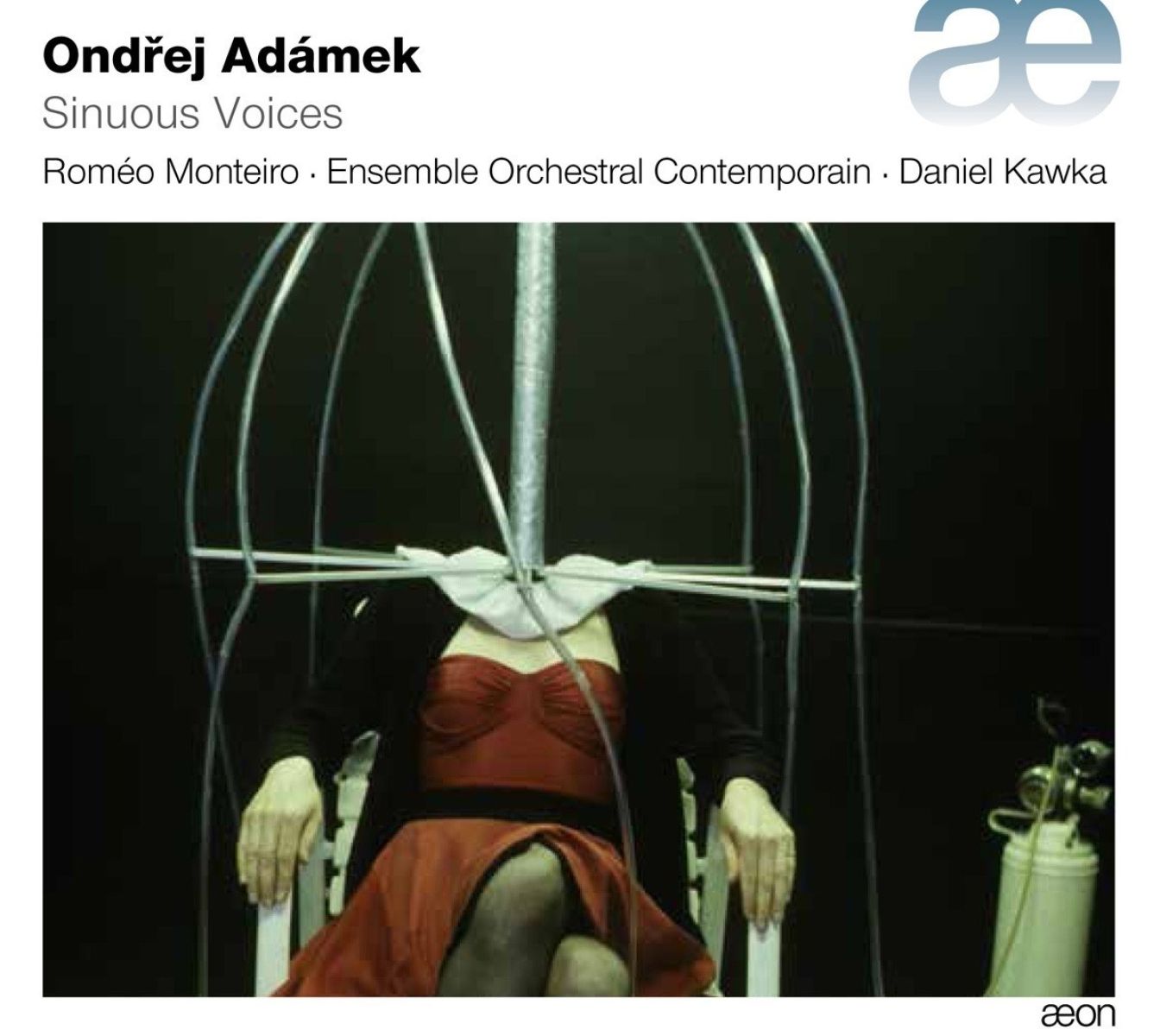 Afbeelding van Roméo Monteiro, Ensemble Orchestral Contemporain, Daniel Kawka - Adámek: Sinuous Voices