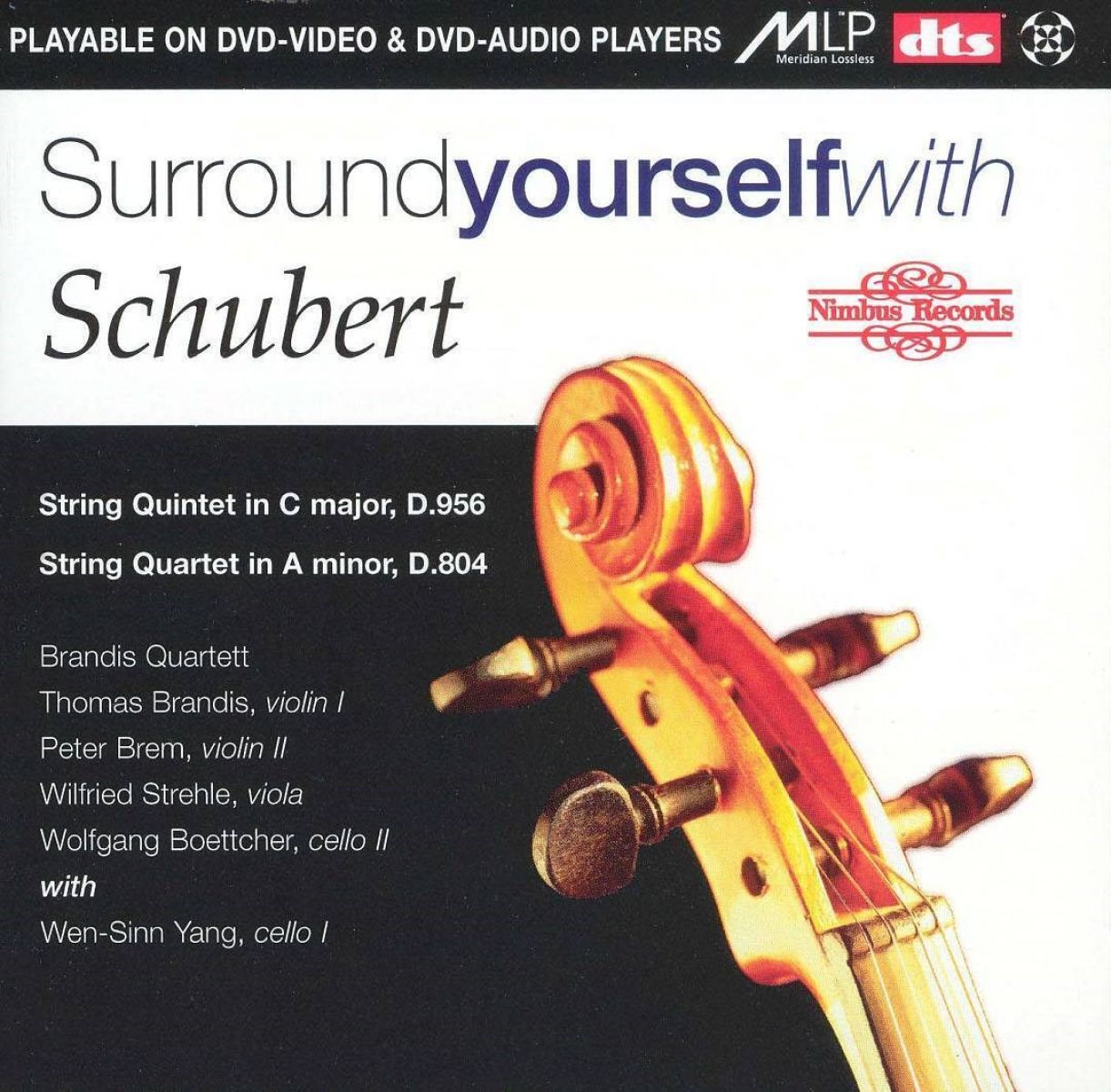 Afbeelding van String Quartets D956-Dvda