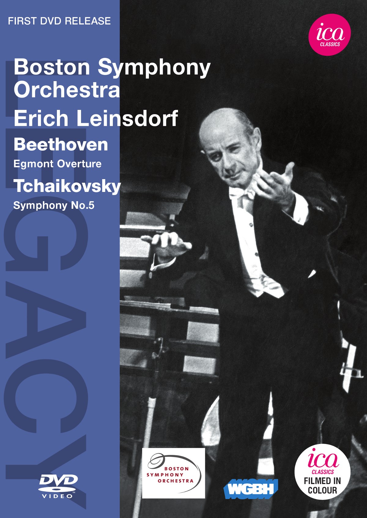 Afbeelding van Boston Symphony Orchestra, Erich Leinsdorf - Beethoven: Egmont Overture/Tchaikovsky: Symphony No.5