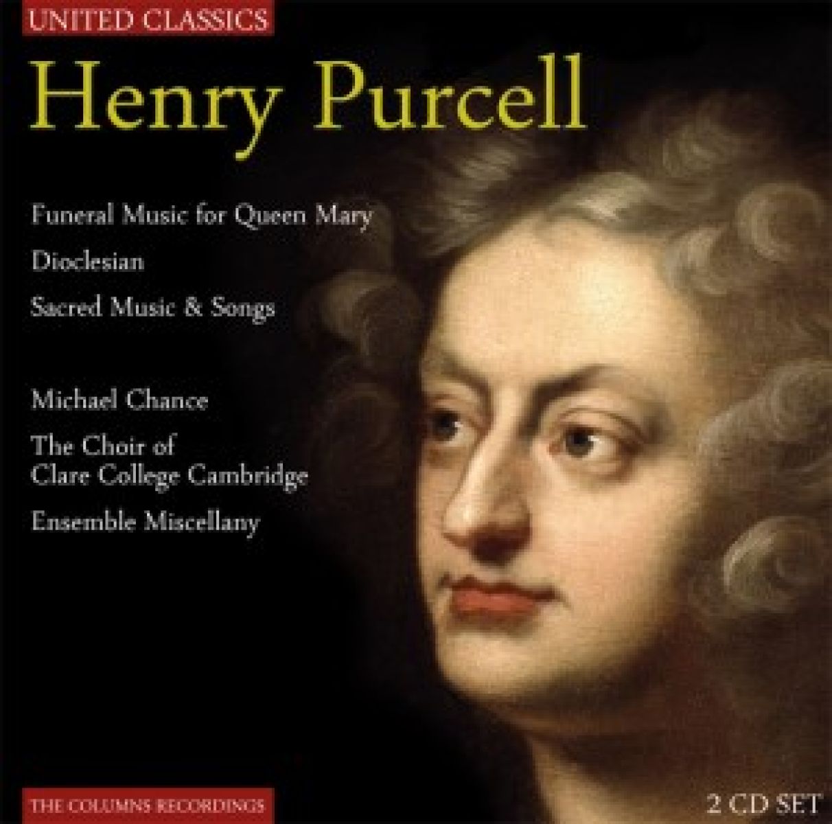Afbeelding van Michael Chance, The Choir Of Clare Colledge Cambridge, Ensemble Miscellany - Purcell: Funeral Music For Queen Mary | Dioclesian