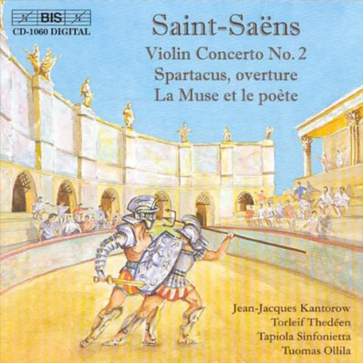 Afbeelding van Torleif Thedéen, Jean-Jacques Kantorow, Tapiola Sinfonietta, Tuomas Ollila - Saint-Saëns: Violin Concerto No.2 In C