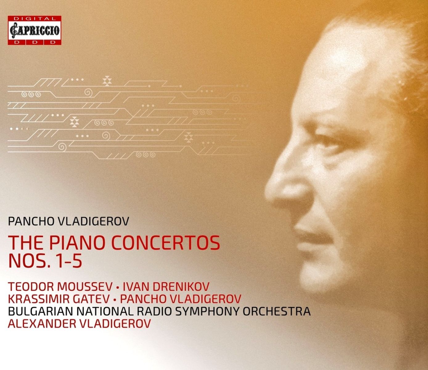 Afbeelding van Bulgarian National Radio Symphony Orchestra, Alexander Vladigerov - Vladigerov: Piano Concertos Nos. 1-5 | 5 Silhouettes, Op. 66