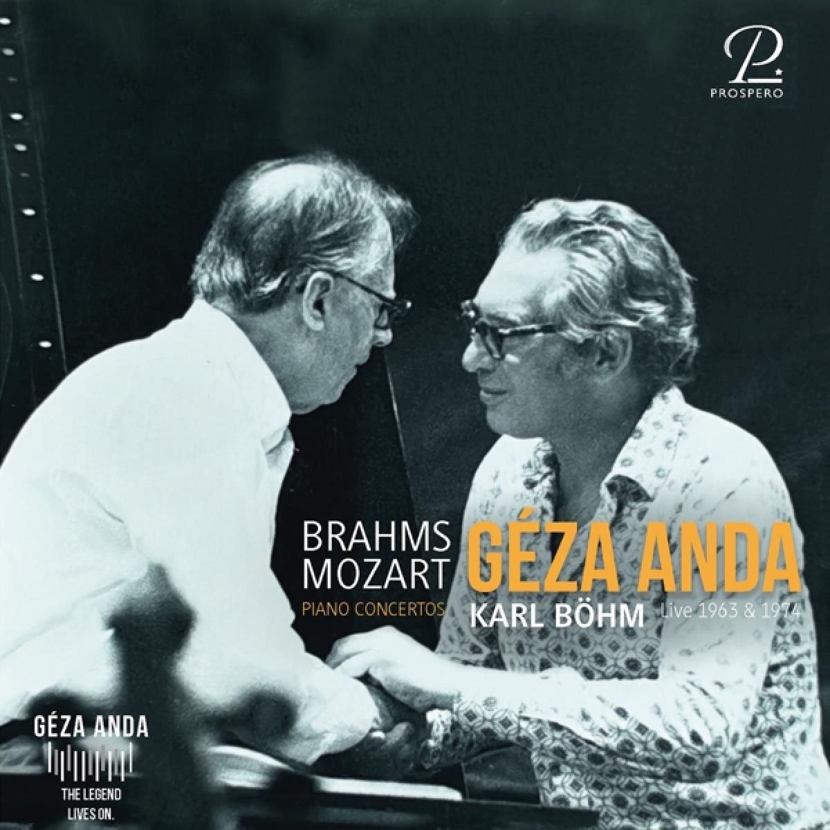 Afbeelding van Géza Anda, Philharmonia Orchestra, Karl Böhm - Mozart & Brahms: Two Legendary Concerts
