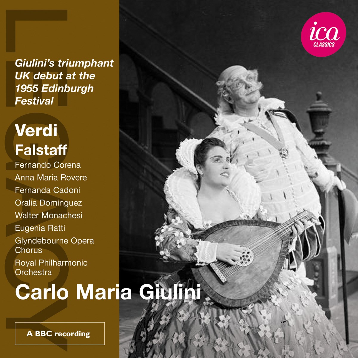 Afbeelding van Fernando Corena, Royal Philharmonic Orchestra, Carlo Maria Giulini - Verdi: Falstaff
