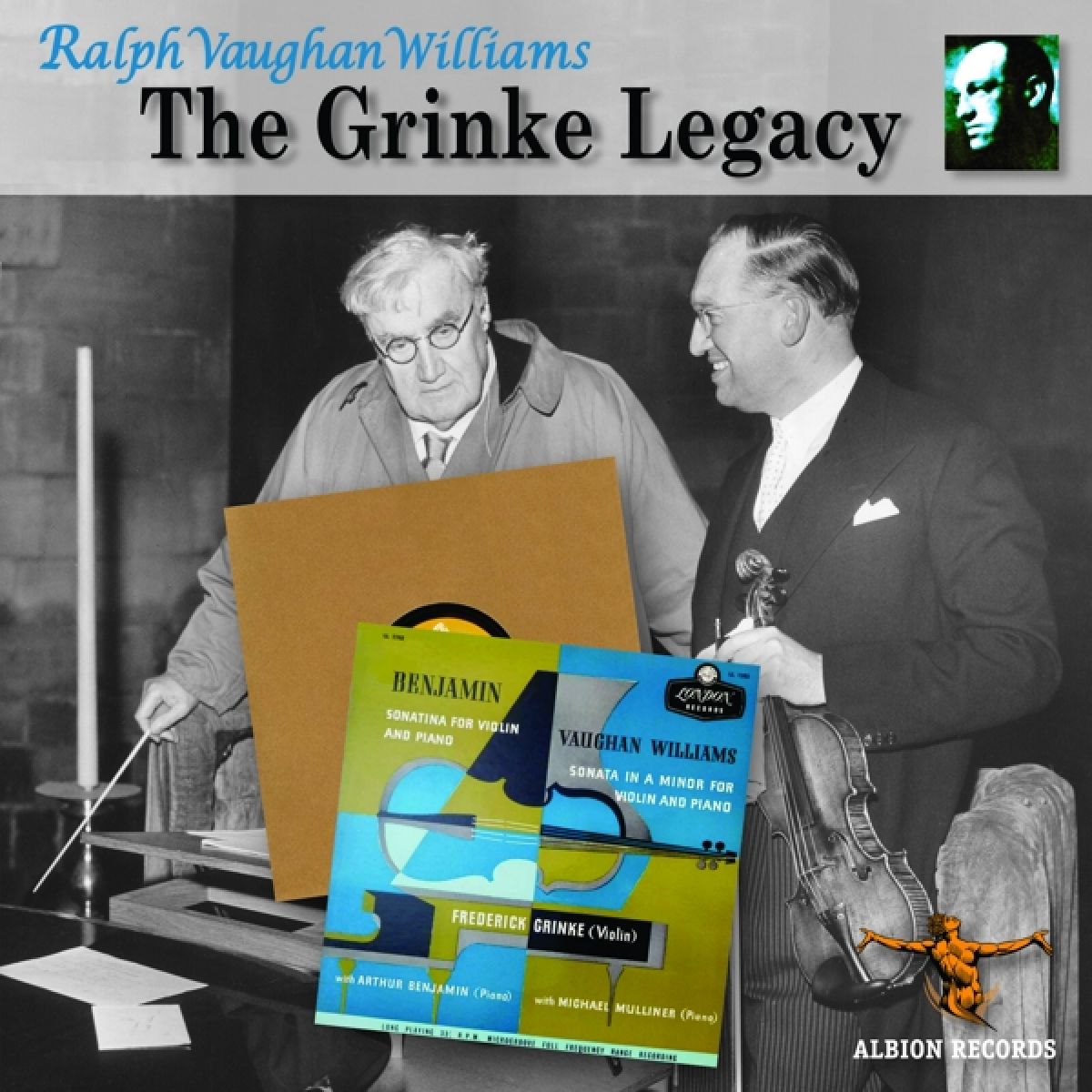 Afbeelding van Frederick Grinke, Boyd Neel, Arthur Benjamin & Michael Mullinar - Ralph Vaughan Williams: The Grinke Legacy