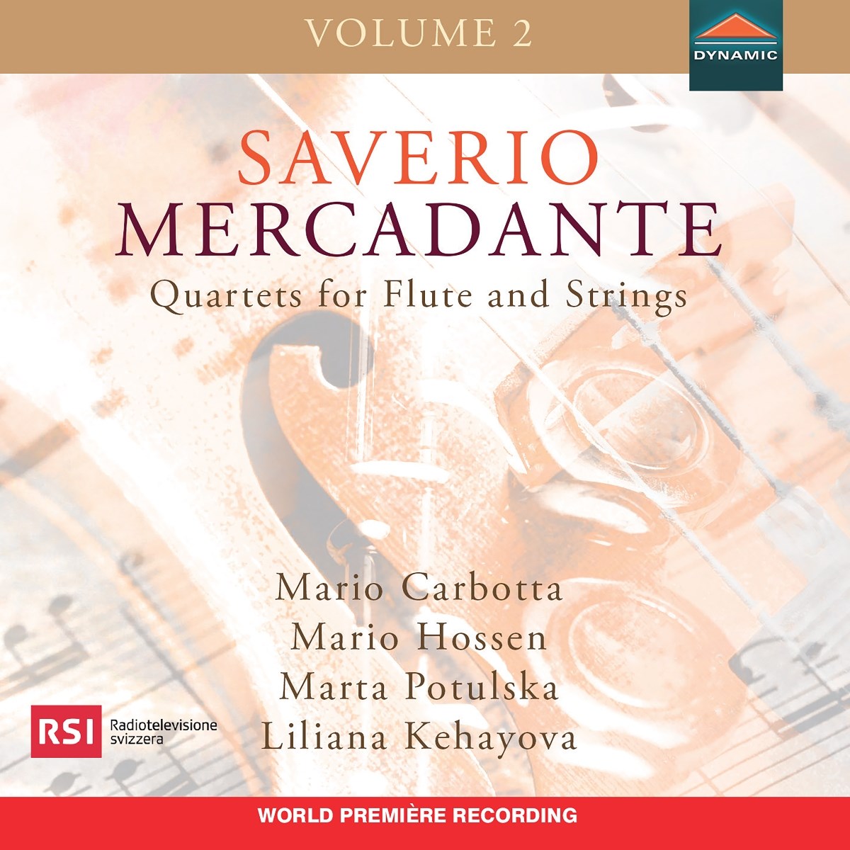 Mario Carbotta, Mario Hossen, Marta Potulska, Liliana Kehayova - Mercadante: Quartets For Flute & Strings, Vol. 2