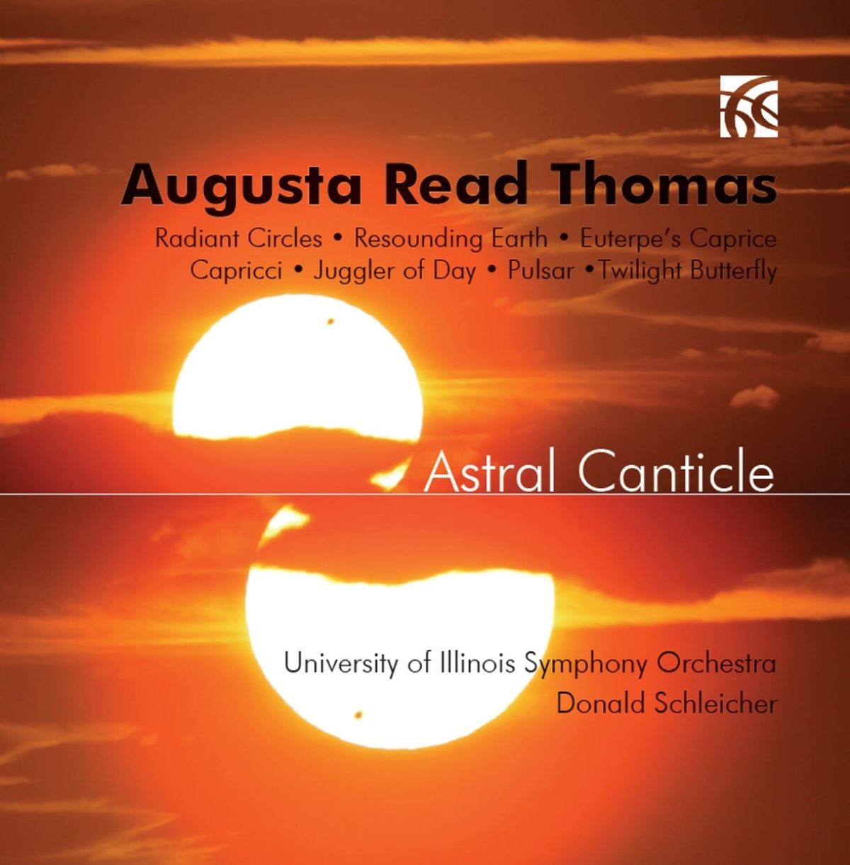 Afbeelding van University Of Illinois Symphony Orchestra, Donald Schleicher - Read Thomas: Astral Canticle