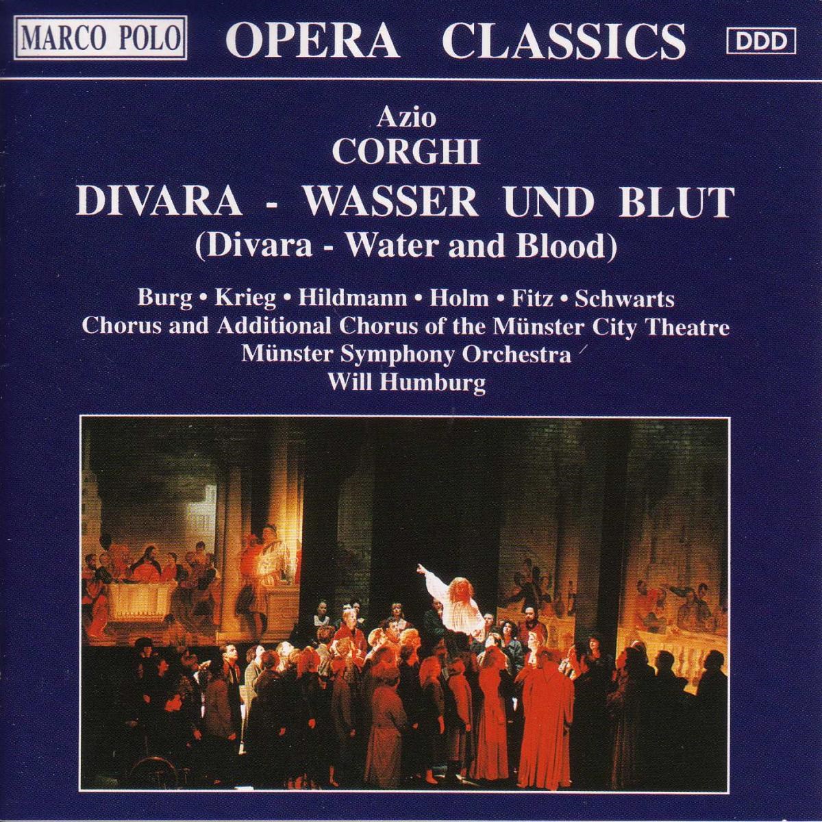 Afbeelding van Münster Symphony Orchestra, Will Humburg - Corghi: Divara | Wasser Und Blut