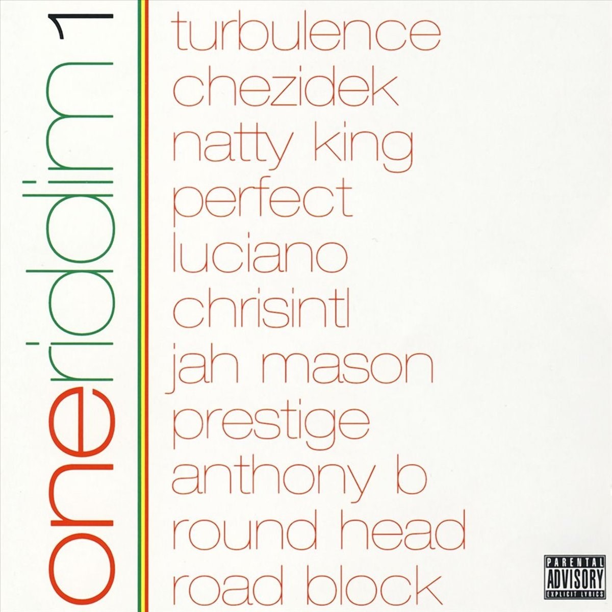 Afbeelding van Various Artists - One Riddim 1