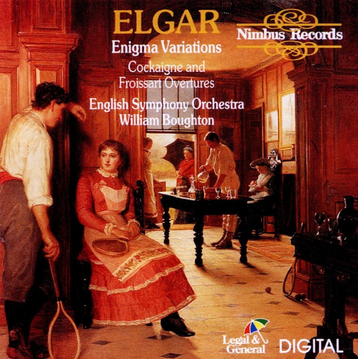 Afbeelding van English Symphony Orchestra, William Boughton - Elgar: Enigma Variations