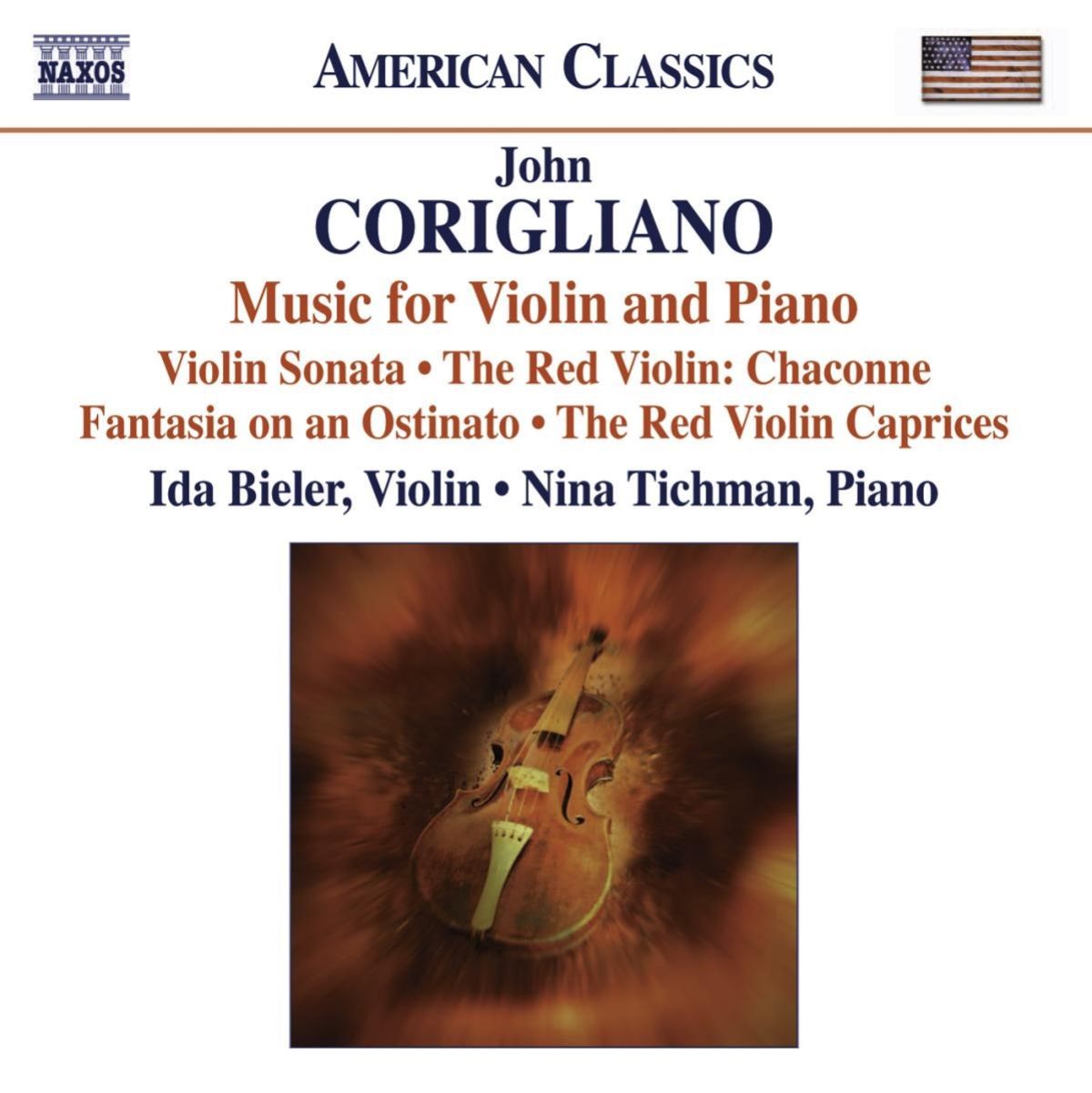 Afbeelding van Ida Bieler & Nina Tichman - Corigliano: Music For Violin & Piano