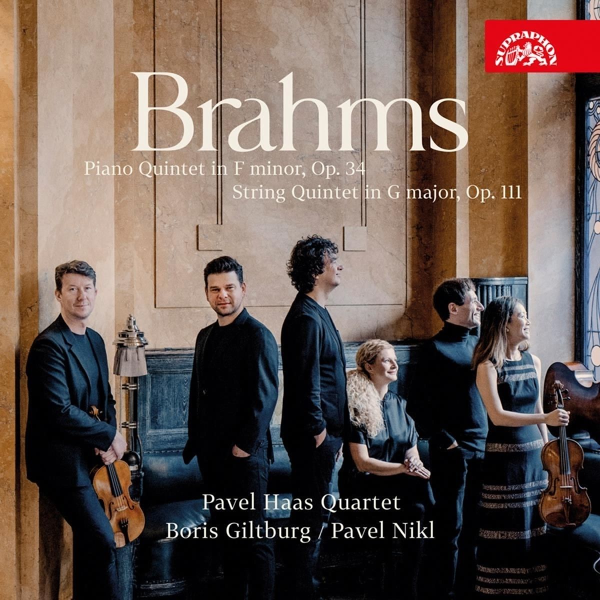 Afbeelding van Pavel Haas Quartet, Boris Giltburg, Pavel Nikl - Brahms: Piano Quintet In F Minor, Op. 34 | String Quintet In G Major, Op. 111