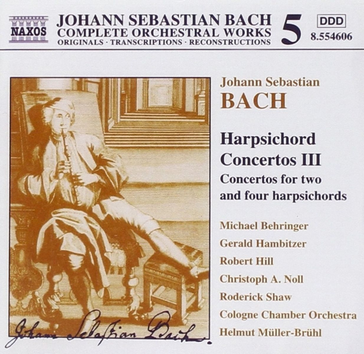 Cologne Chamber Orchestra, Helmut Müller-Brühl - J.S. Bach: Harpsichord Concertos III
