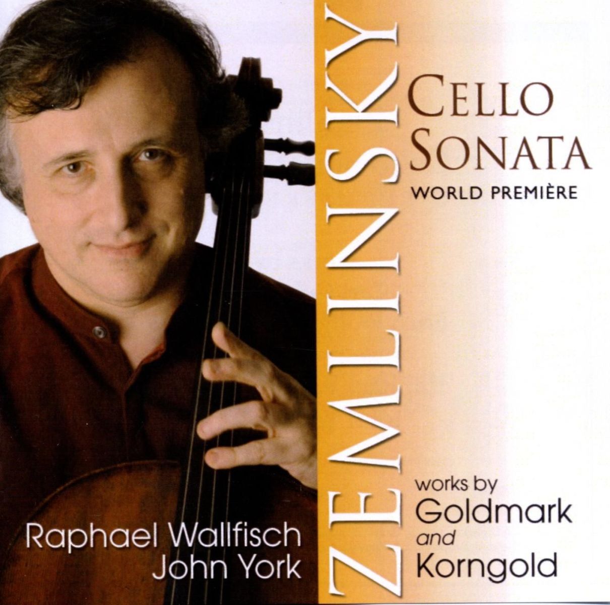 Afbeelding van Raphael Wallfisch, John York - Zemlinsky: Cello Sonata, Works By Goldman and Korngold