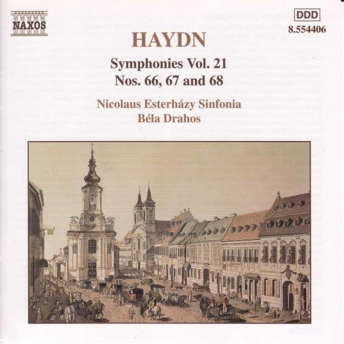 Afbeelding van Nicolaus Esterházy Sinfonia, Béla Drahos - Haydn: Symphonies Nos. 66 - 68