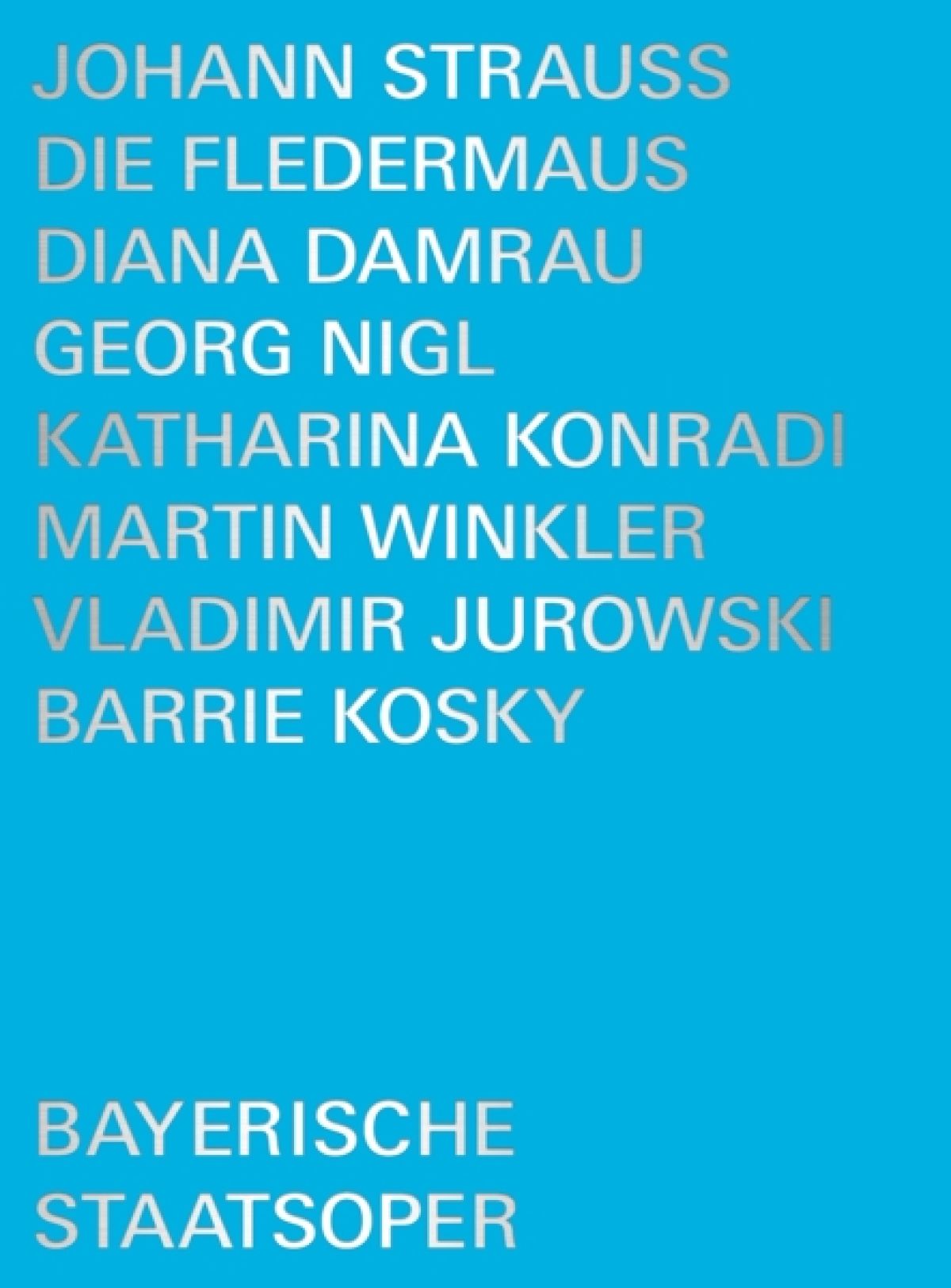 Afbeelding van Georg Nigl, Bayerisches Staatsorchester, Vladimi - Die Fledermaus