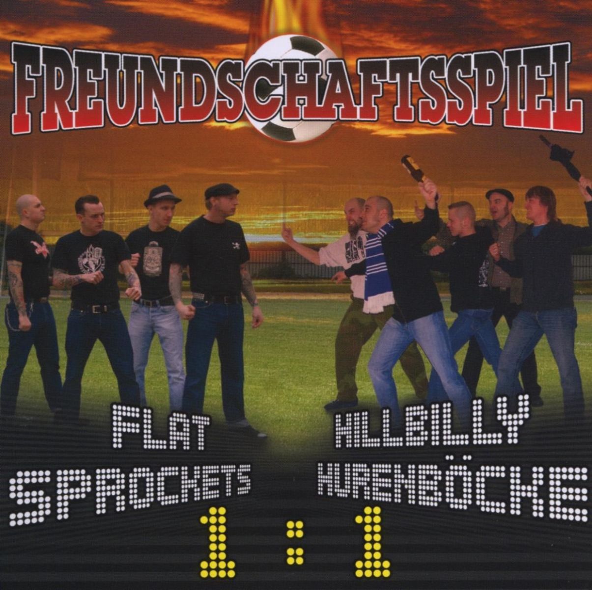 Afbeelding van Flat Sprockets & Hillbilly Hurenbocke - Freundschaftsspiel