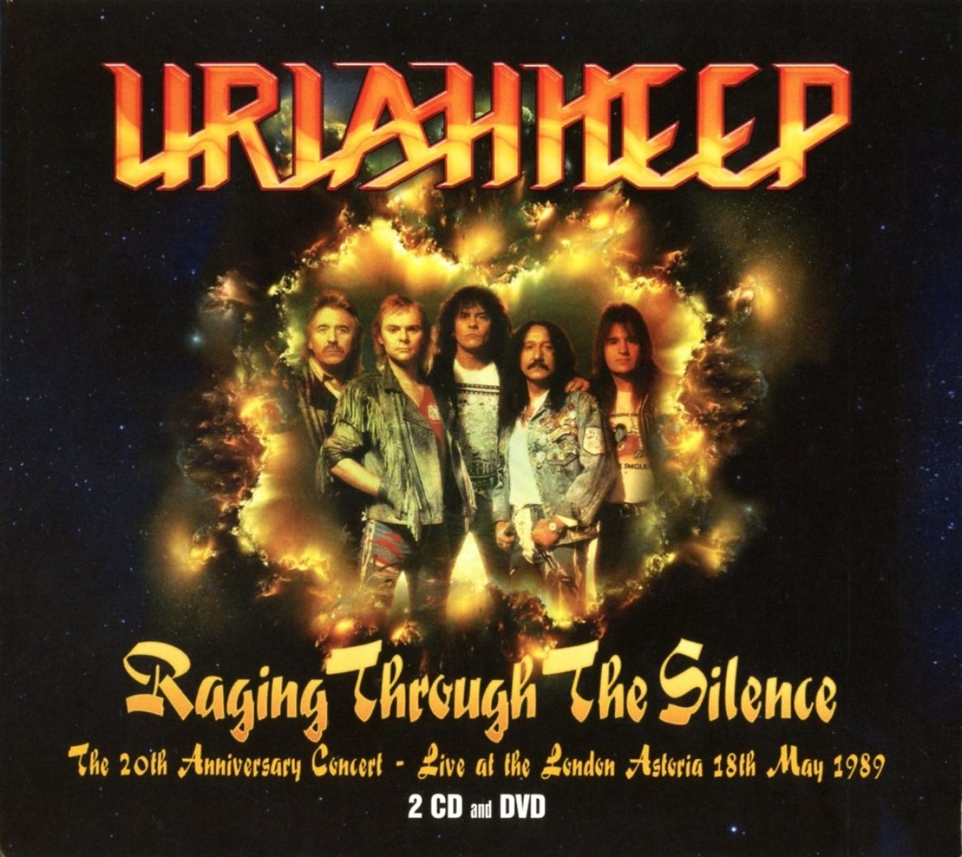 Afbeelding van Uriah Heep - Raging Through The Silence - The 20th Anniversary Concert - Live At The London Astoria 18th May 1989