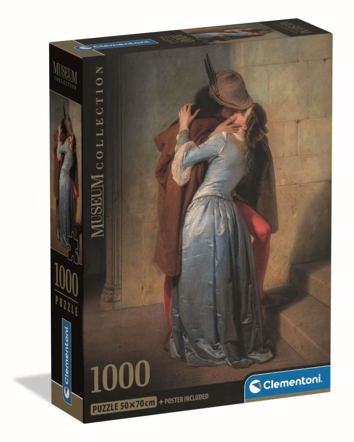 Afbeelding van Museum Collection - Hayezs - The Kiss (Compact Box 1000 stukjes)
