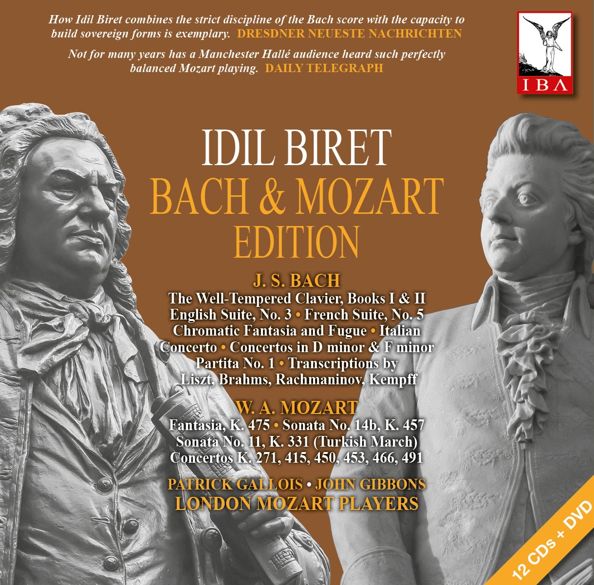 Afbeelding van Patrick Gallois & Idil Biret & John Gibbons & London Moz - Bach And Mozart Edition