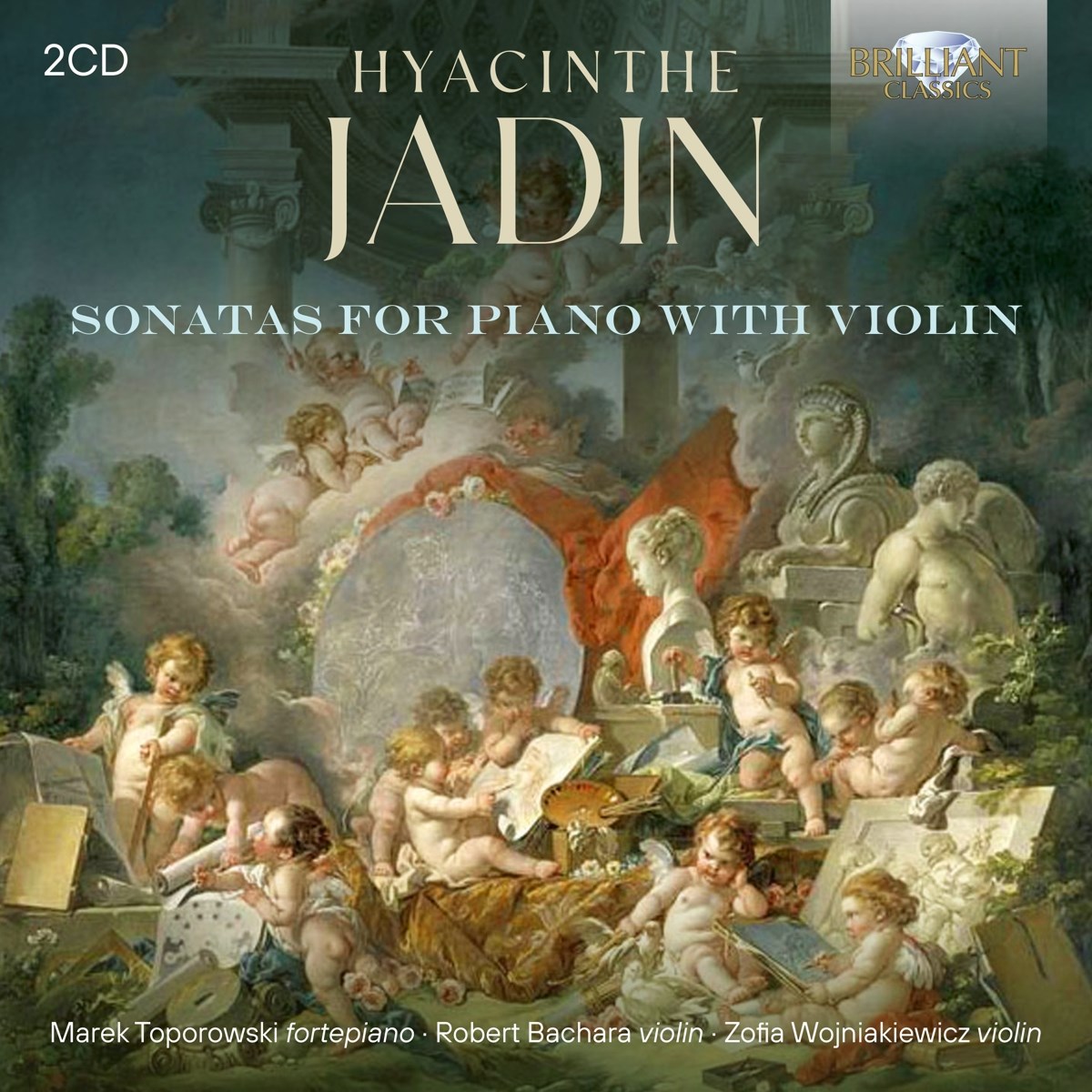Afbeelding van Marek Toporowski, Zofia Wojniakiewicz & Robert Bachara - Jadin: Sonatas For Piano With Violin