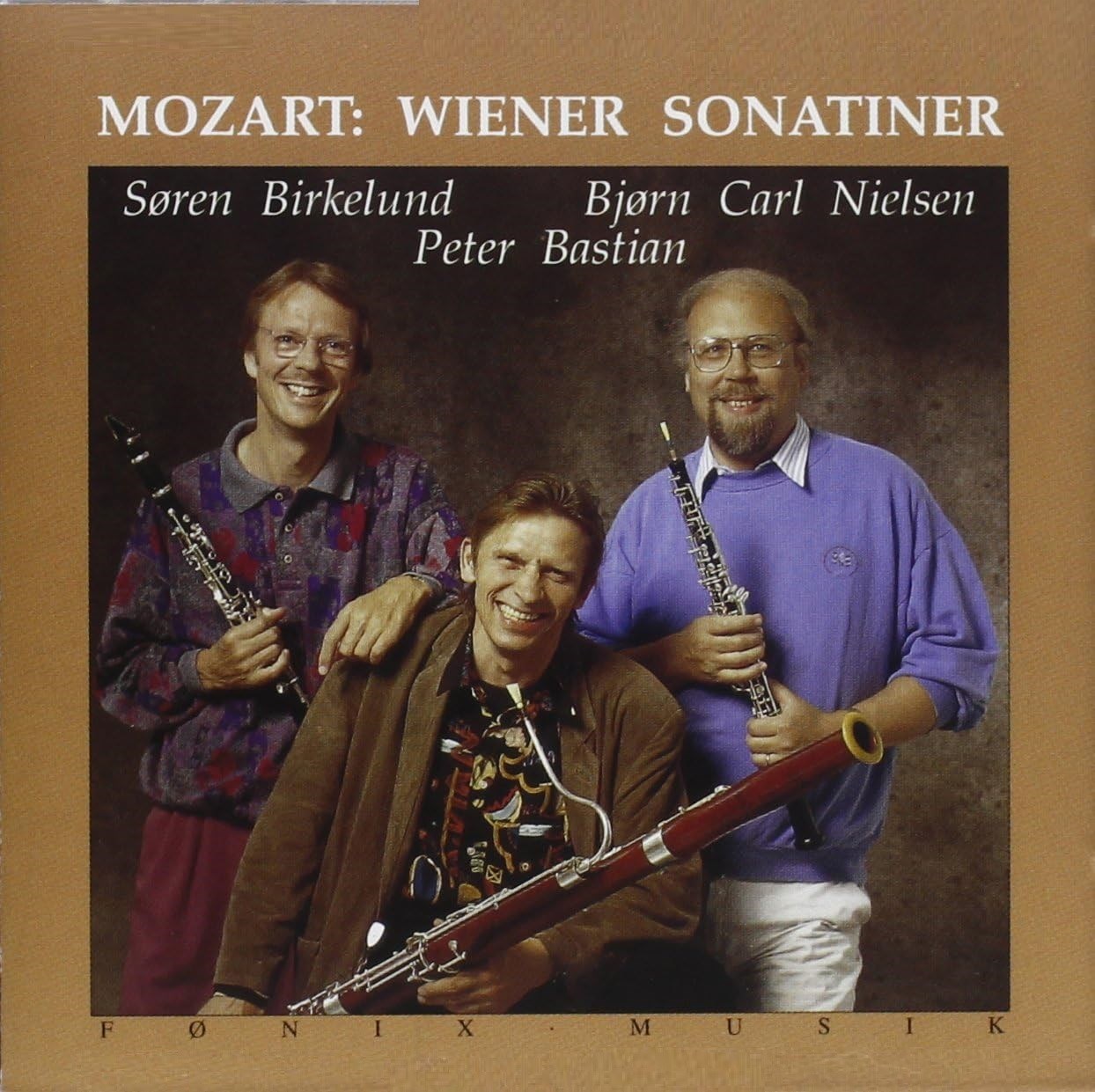 Afbeelding van Søren Birkelund, Bjørn Carl Nielsen, Peter Bastian - Mozart: Wiener Sonatiner