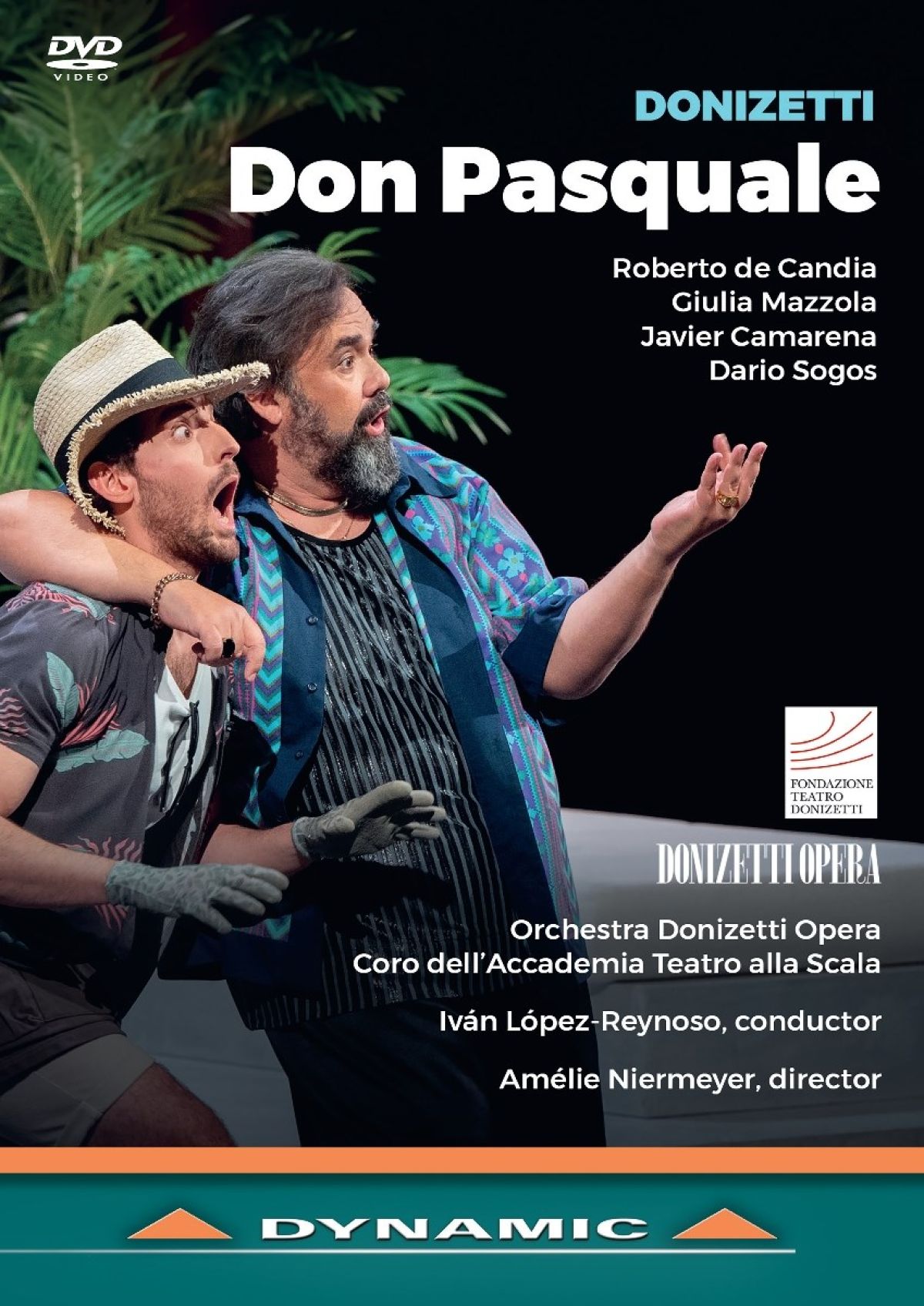 Afbeelding van Amelie Niermeyer, Roberto De Candia, Orchestra Donizetti Opera, Coro Dell'accademia Teatro Alla Scala, Ivan Lopez-Reynoso - Don Pasquale