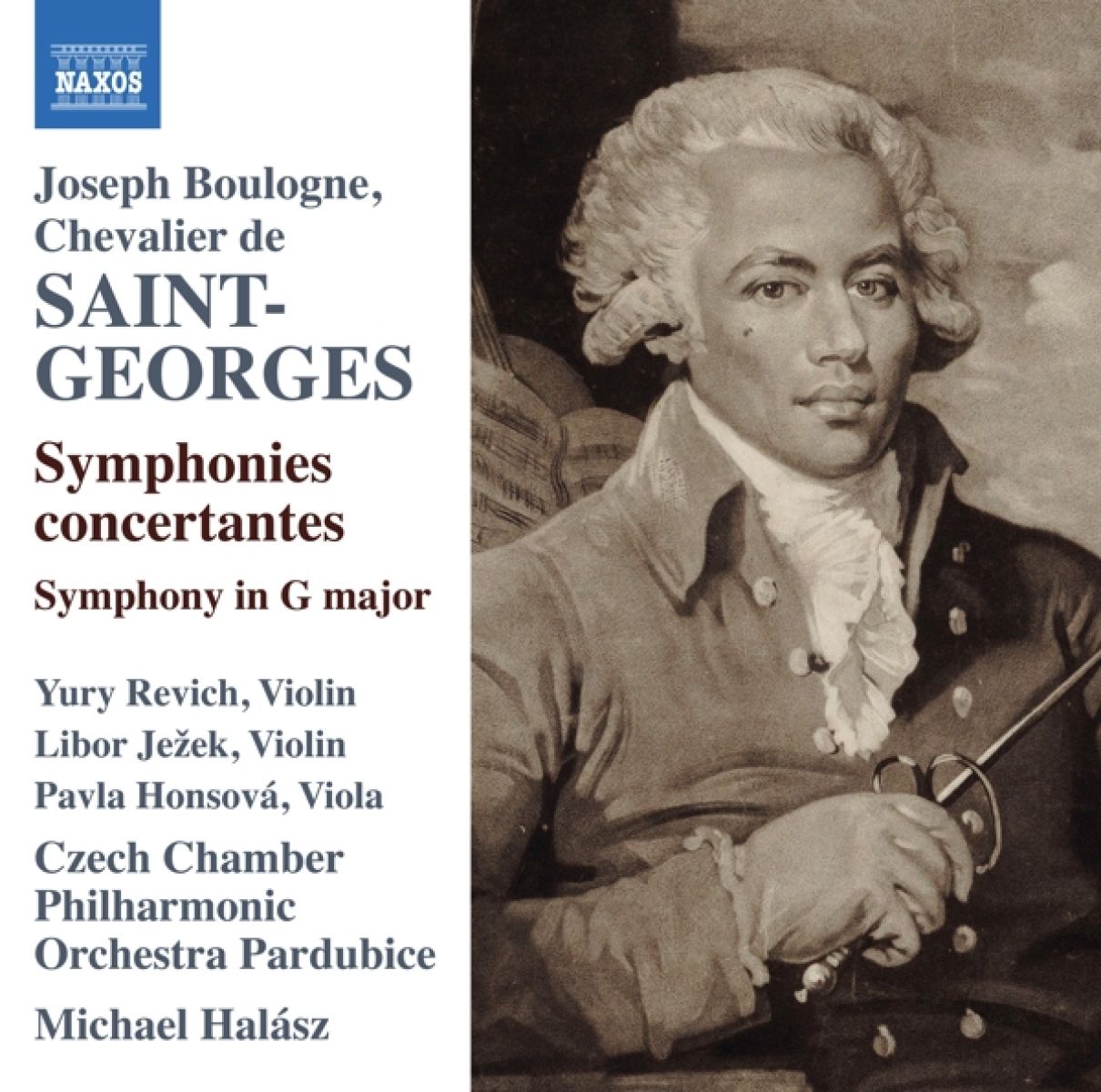 Afbeelding van Yury Revich, Libor Jezek, Pavla Honsová, The Czech Philharmonic Chamber Orchestra, Michael Halász - Symphonies Concertantes - Symphony In G Major
