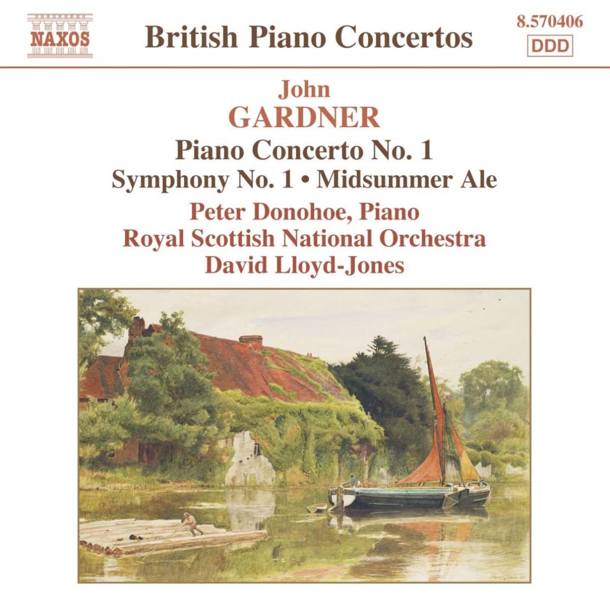 Peter Donohoe, Royal Scottish National Orchestra, David Lloyd-Jones - Gardner: Piano Concerto No.1 | Symphony No.1 | Midsummer Ale