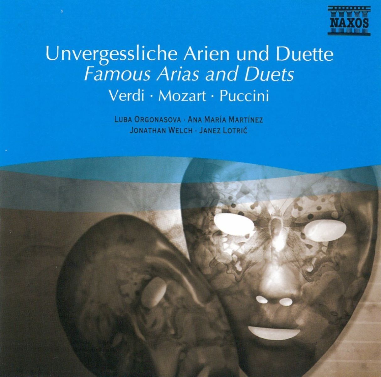 Afbeelding van Luba Orgonasova, Ana Maria Martinez, Jonathan Welch, Janez Lotric - Unvergessliche Arien Und Duette