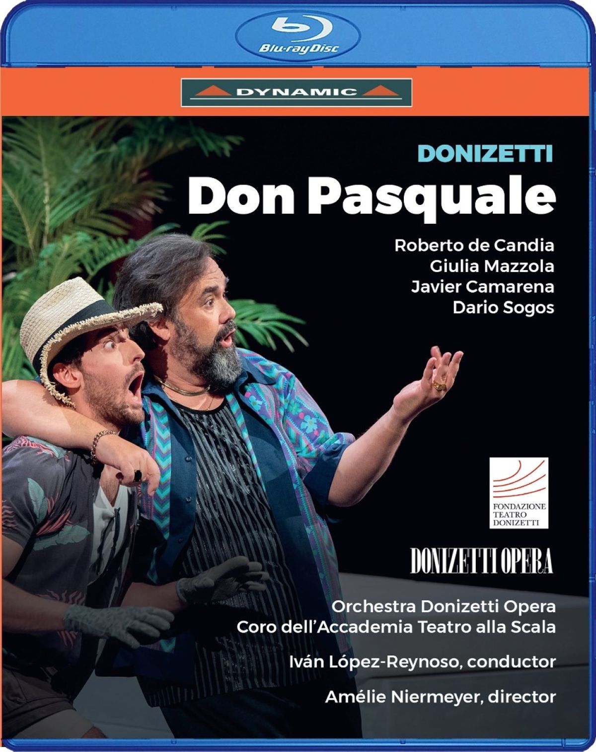 Afbeelding van Amelie Niermeyer, Roberto De Candia, Orchestra Donizetti Opera, Coro Dell'accademia Teatro Alla Scala, Ivan Lopez-Reynoso - Don Pasquale