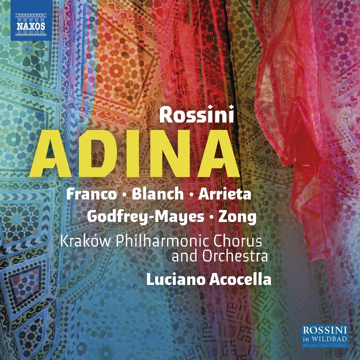 Afbeelding van Emmanuel Franco, Sara Blanch, Krakow Philharmonic Chorus, Krakow Philharmonic Orchestra, Luciano Acocella - Rossini: Adina