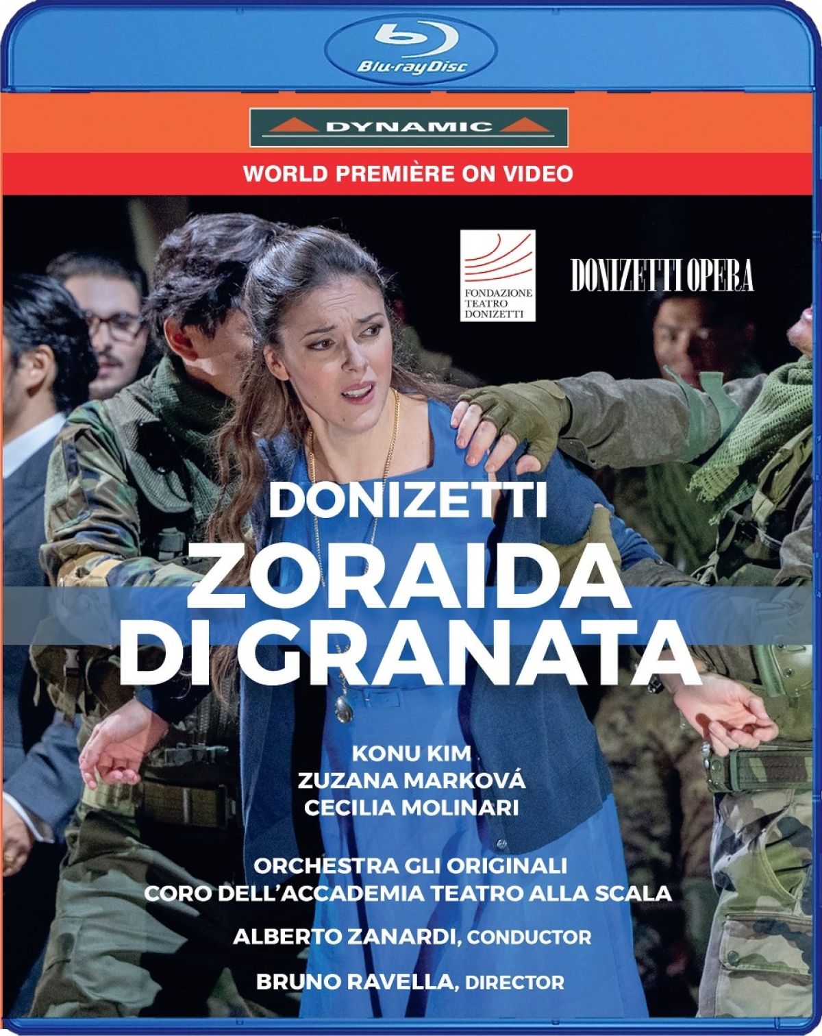 Afbeelding van Bruno Ravella, Konu Kim, Zuzana Markova, Orchestra Gli Originali, Coro Dell'accademia Teatro Alla Scala, Alberto Zanardi - Donizetti: Zoraida Di Granata
