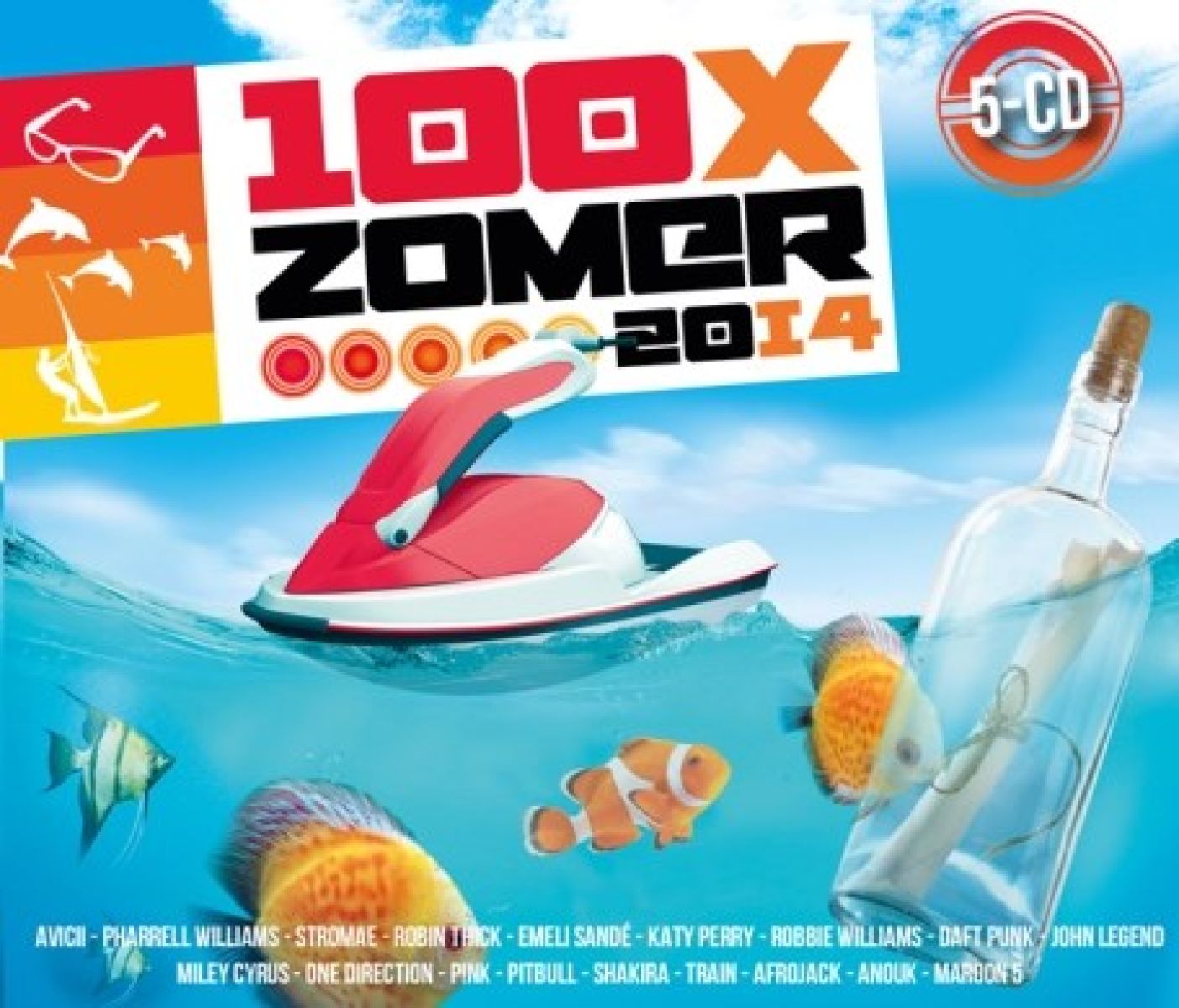 Afbeelding van Various Artists - 100X Zomer 2014