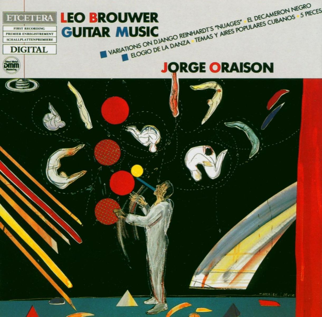 Afbeelding van Jorge Oraison - Brouwer: Guitar Music