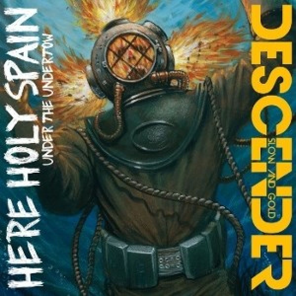 Afbeelding van Here Holy Spain & Descender - Under The Undertow/ Slow And Gold