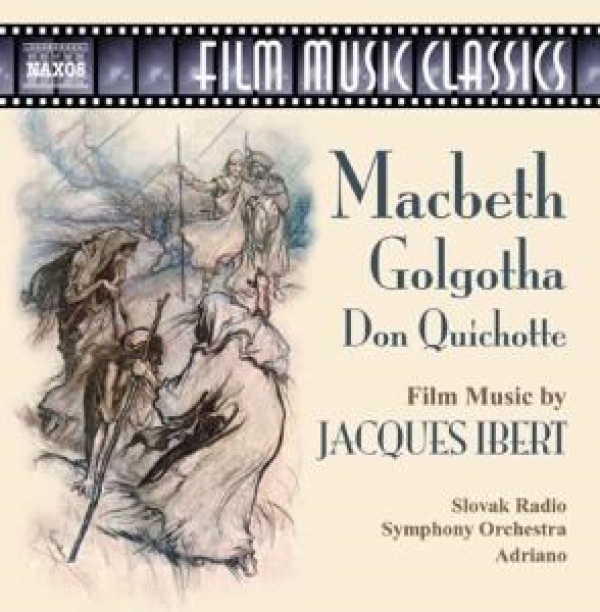 Afbeelding van Slovak Radio Symphony Orchestra, Adriano - Film Music By Jacques Ibert
