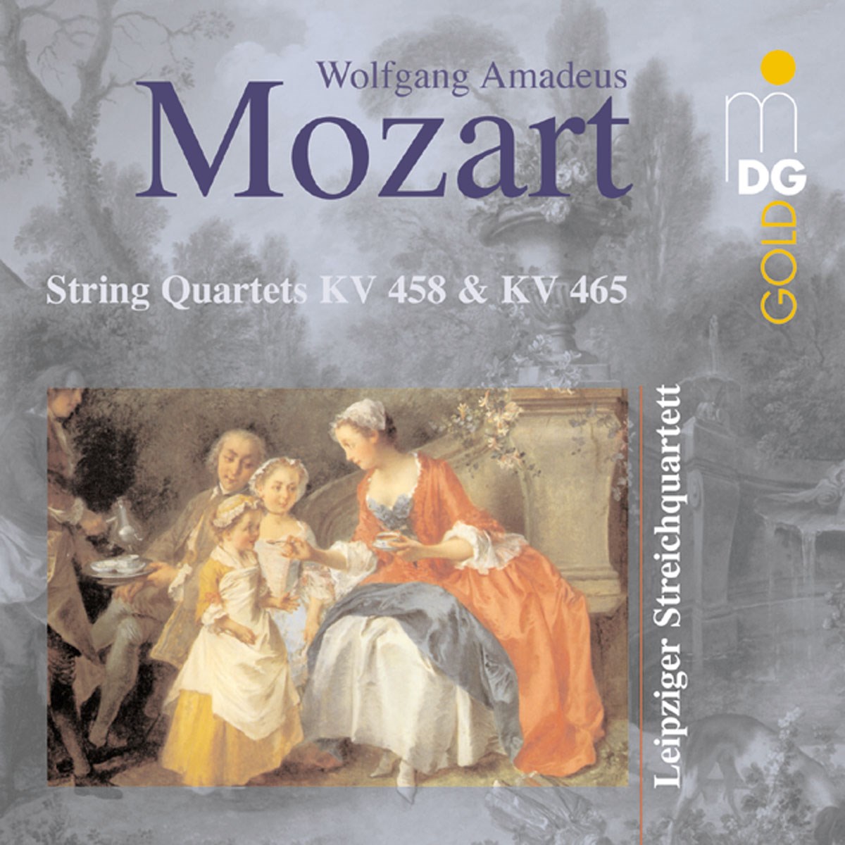 Afbeelding van Leipziger Streichquartett - Mozart: String Quartets KV 458 & KV 465