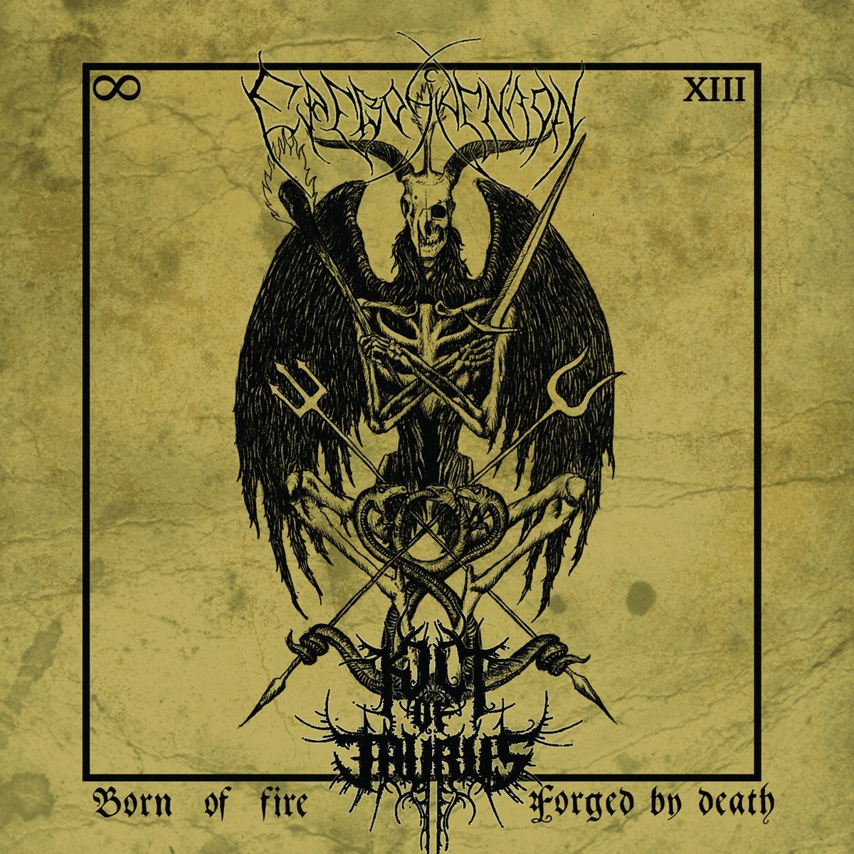 Afbeelding van Kult Of Taurus - Born Of Fire Forged By death