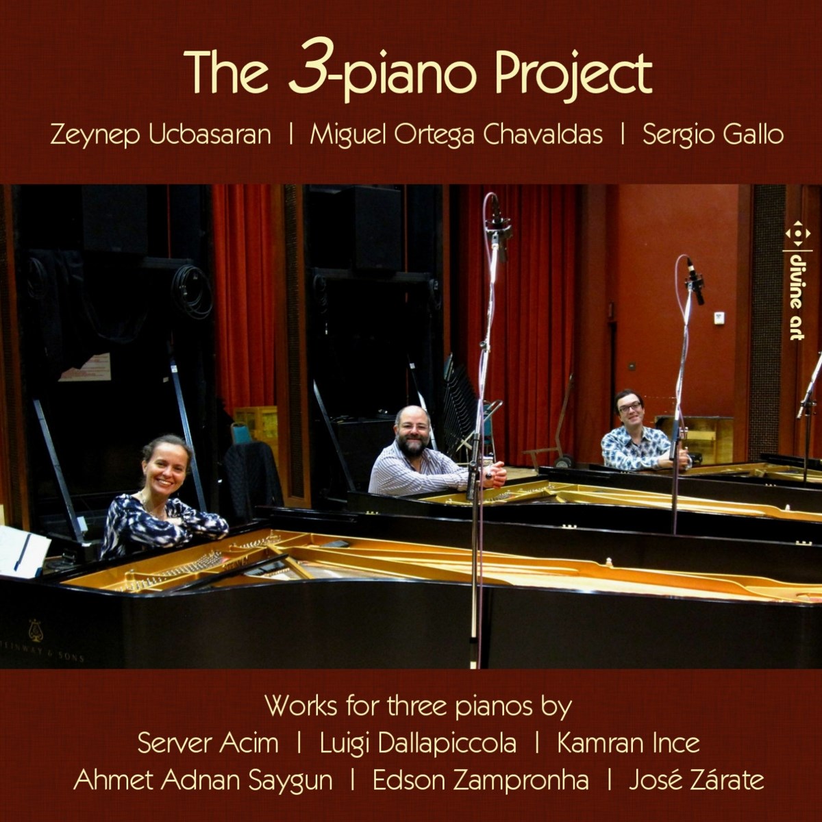 Afbeelding van Zeynep Üçbasaran, Miguel Ángel Ortega Chavaldas, Sergio Gallo - The 3-Piano Project