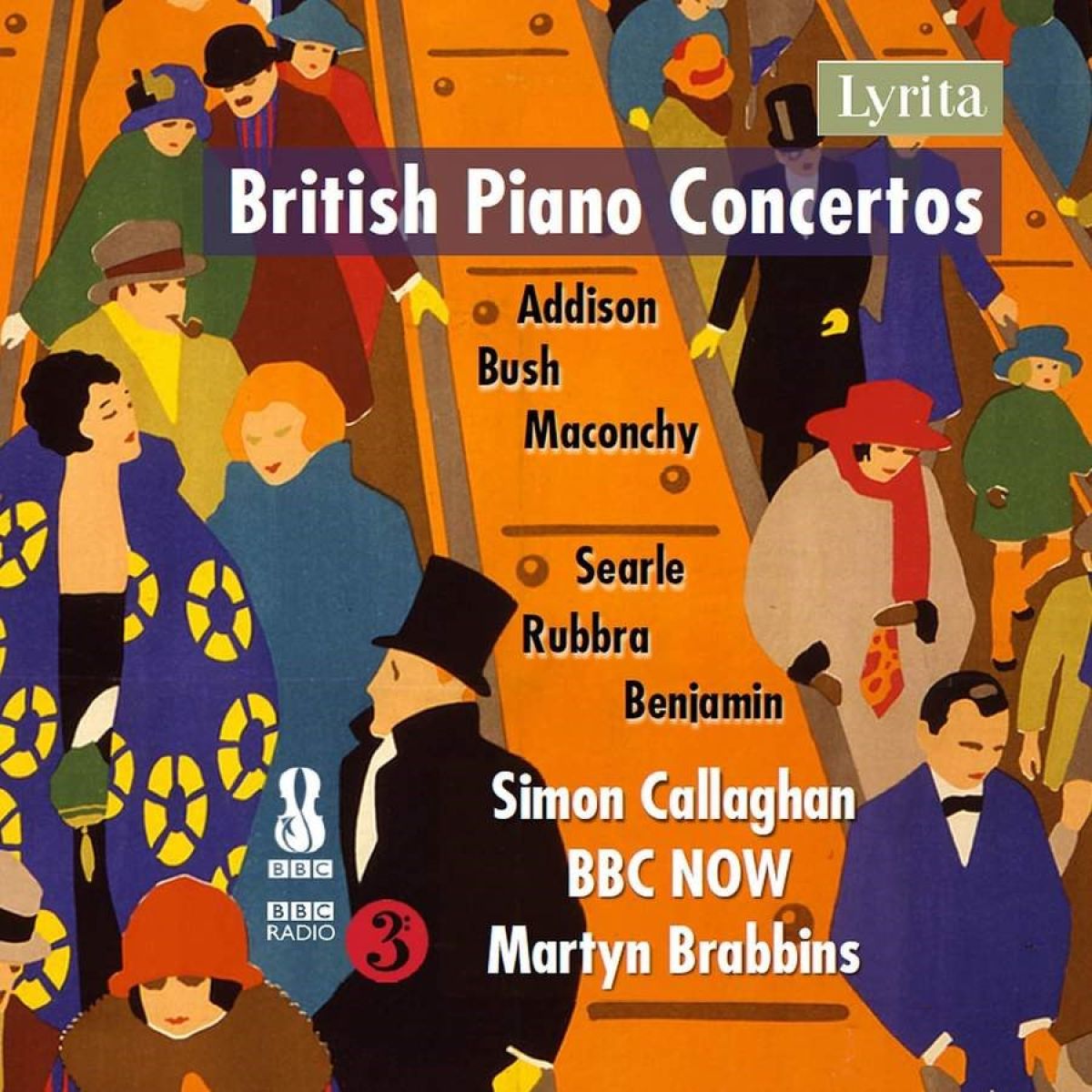 Afbeelding van Simon Callaghan, BBC National Orchestra Of Wales, Martyn Brabbins - British Piano Concertos