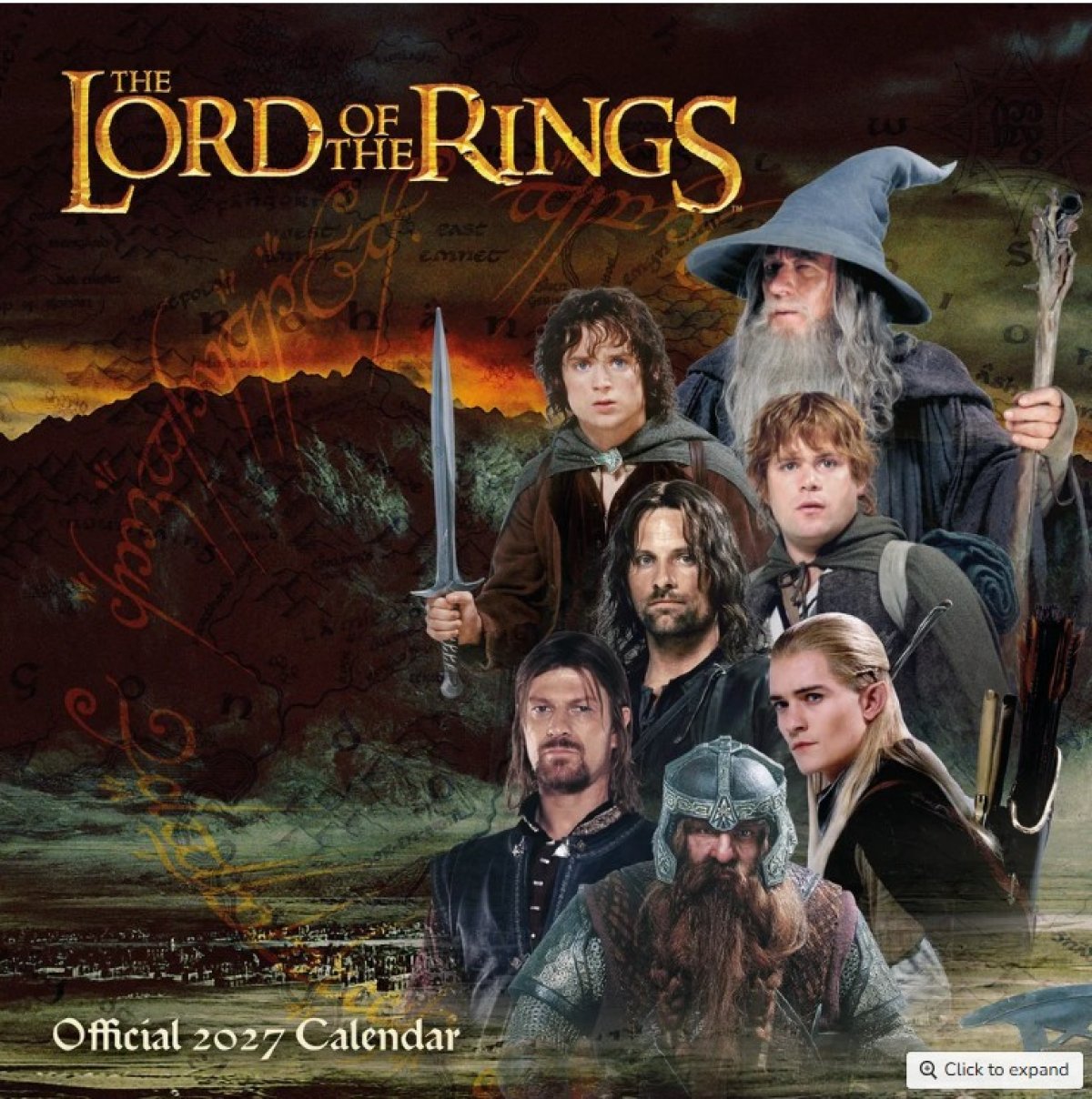Kalender 2027 - Lord Of The Rings