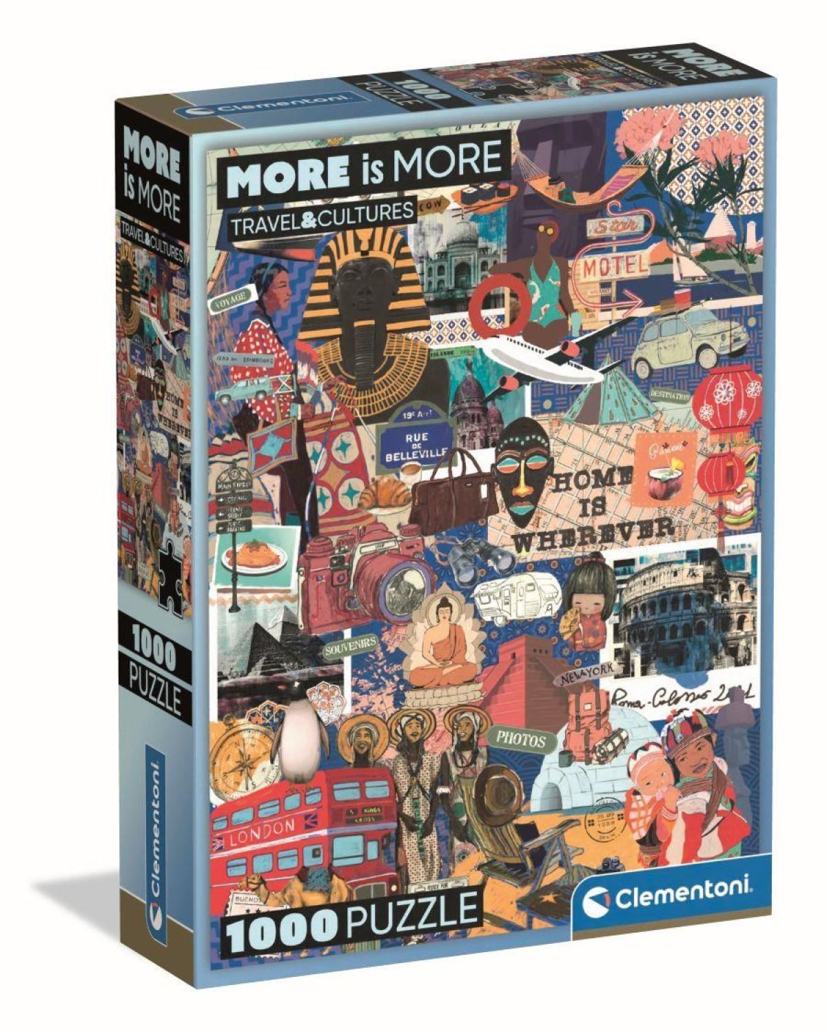 Afbeelding van More Is More - Travel & Cultures (Compact Box 1000 stukjes)