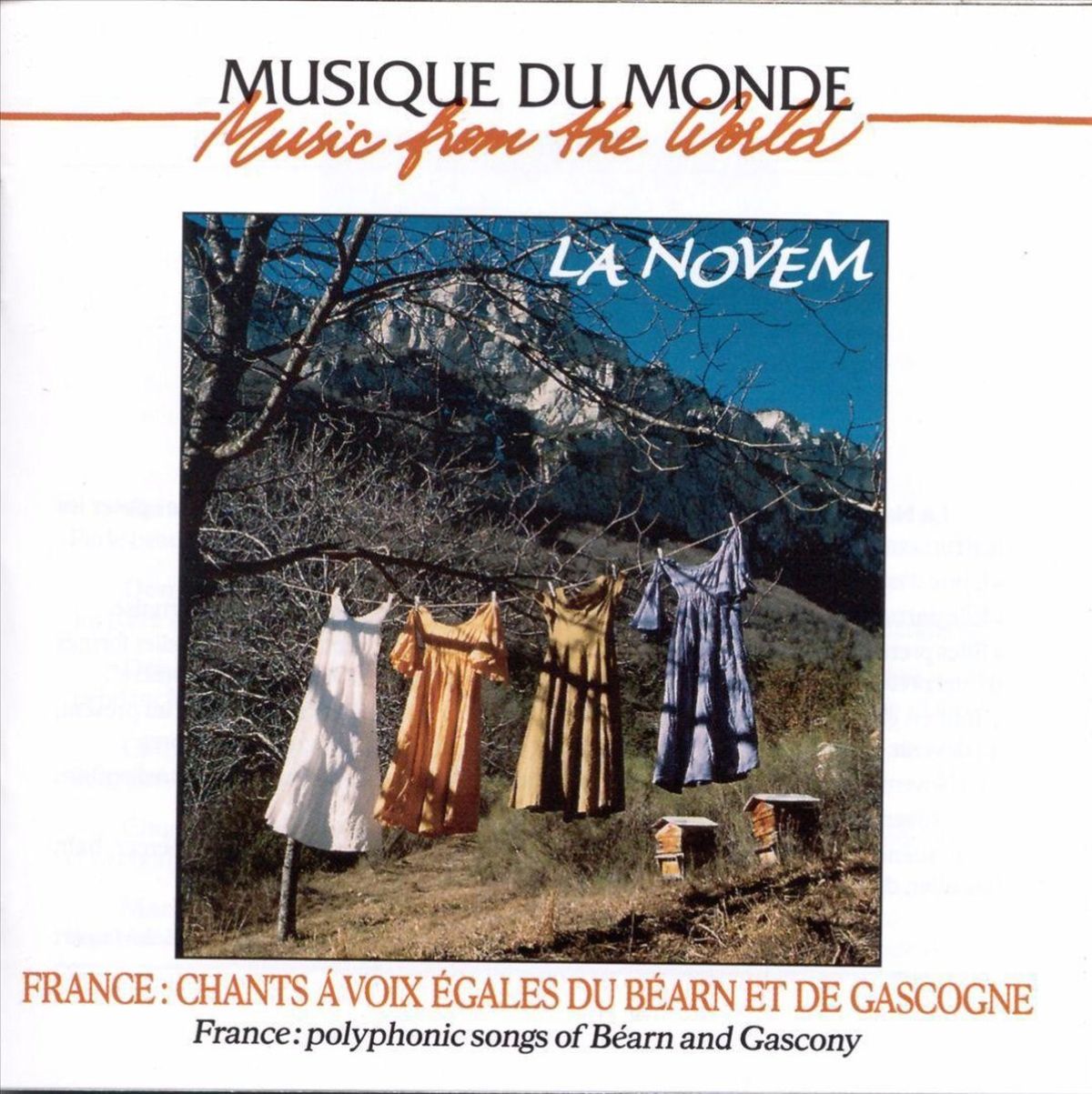 Afbeelding van La Novem - France: Chants Á Voix Égales Du Béarn Et De Gascogne