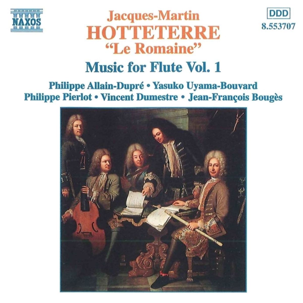 Afbeelding van Philippe Allain-Dupré, Philippe Pierlot, Vincent Dumestre - Hotteterre: Music For Flute 1