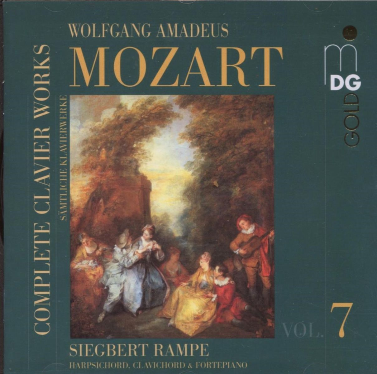 Afbeelding van Siegbert Rampe - Mozart: Complete Clavier Works Vol. 7