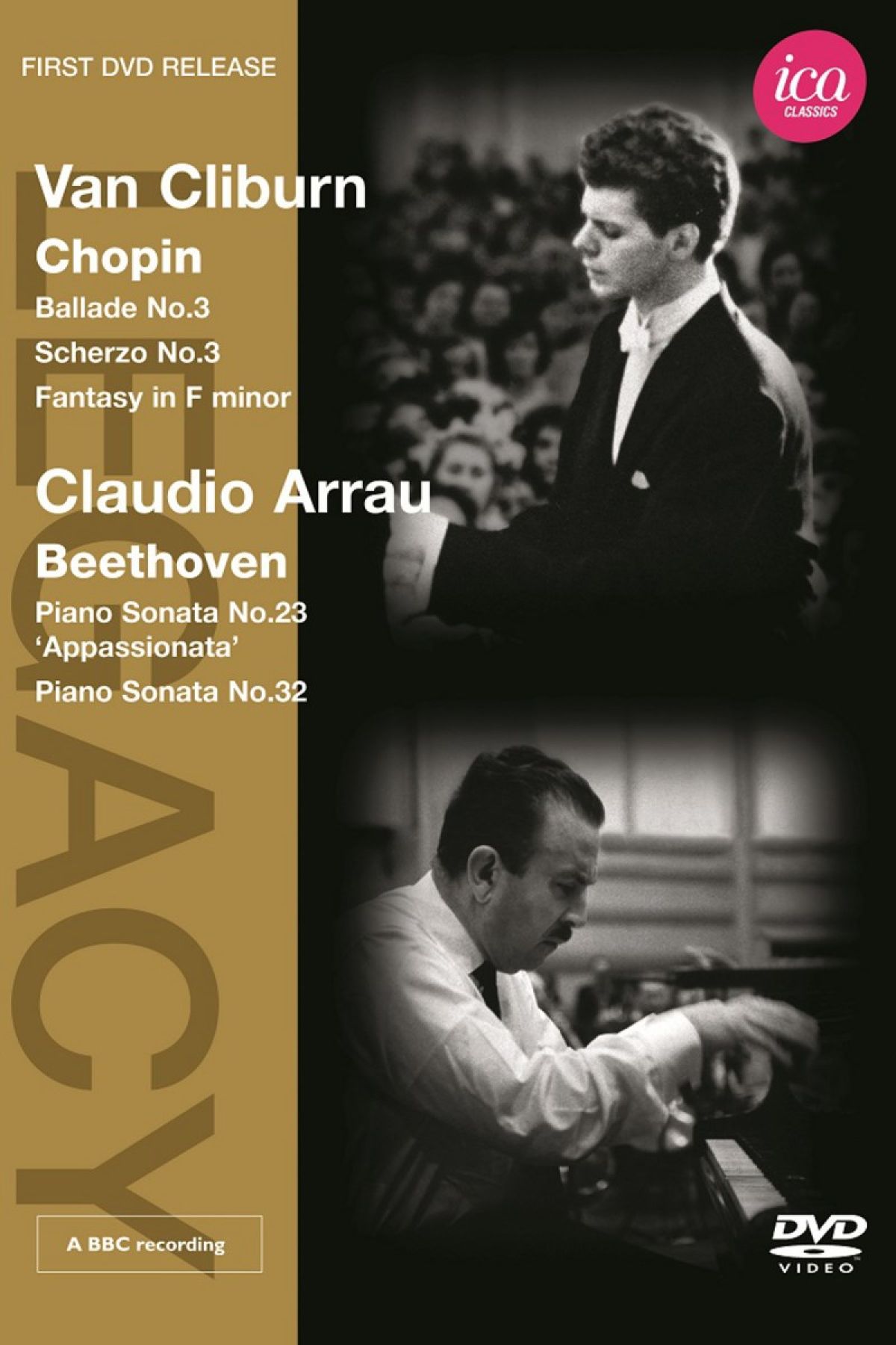 Afbeelding van Van Cliburn & Claudio Arrau - Beethoven: Piano Sonata No.23 & 32 | Chopin: Ballade No.3 & Scherzo No.3