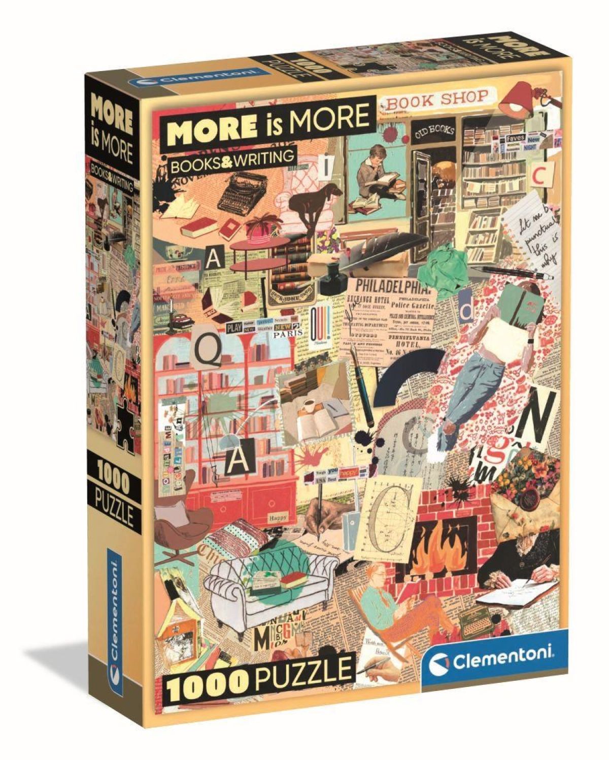 Afbeelding van More Is More - Books & Writing (Compact Box 1000 stukjes)