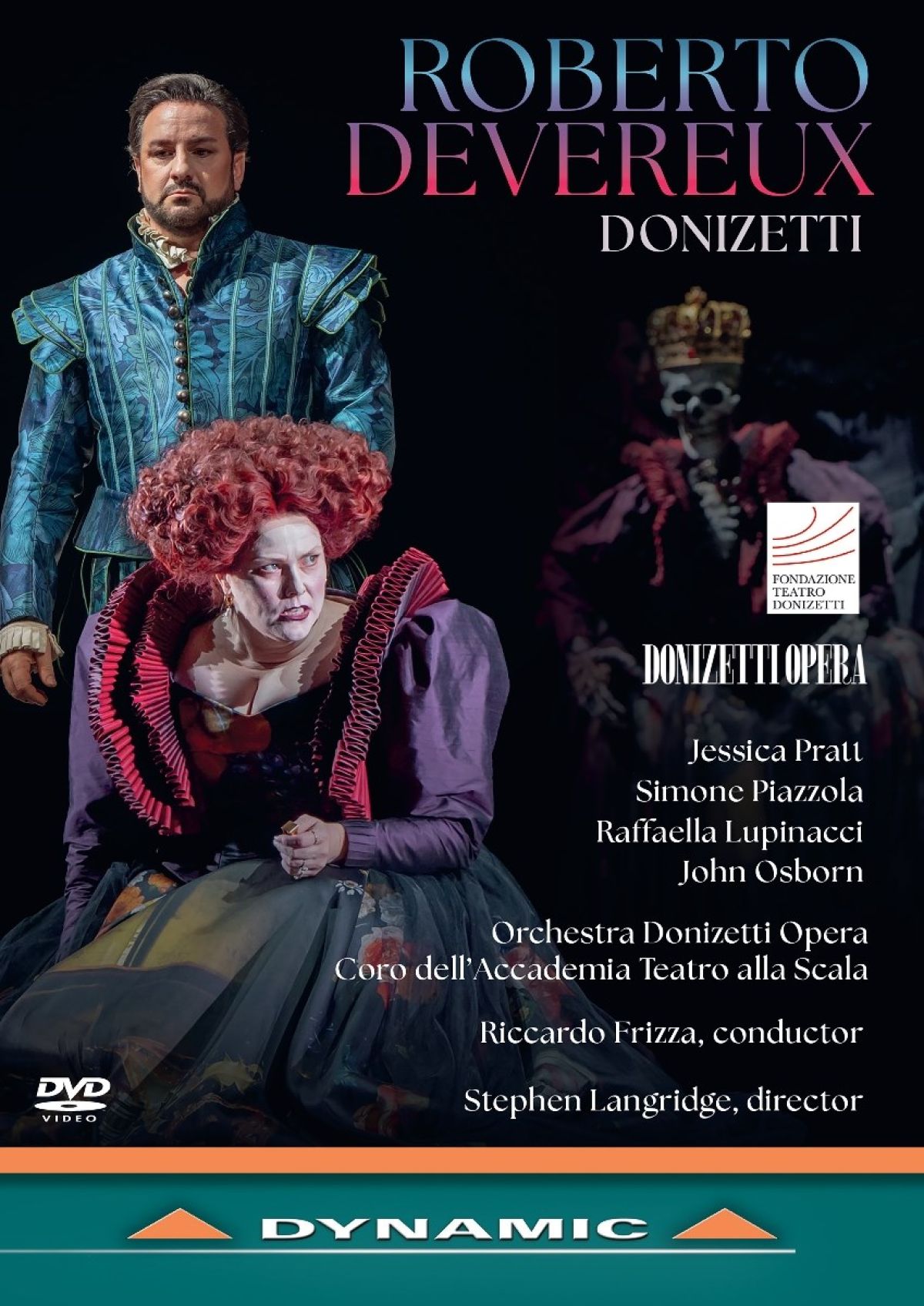 Afbeelding van Stephen Langridge, Jessica Pratt, Simone Piazzola, Orchestra Donizetti Opera, Coro Dell'accademia Teatro Alla Scala, Riccardo Frizza - Donizetti: Roberto Devereux